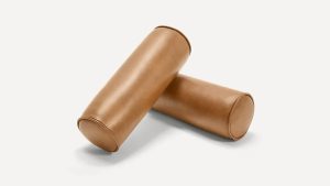 Nomad Leather Bolster Pillow (Set of 2)