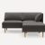 Heather Charcoal - Performance Chenille
