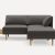 Heather Charcoal - Performance Chenille