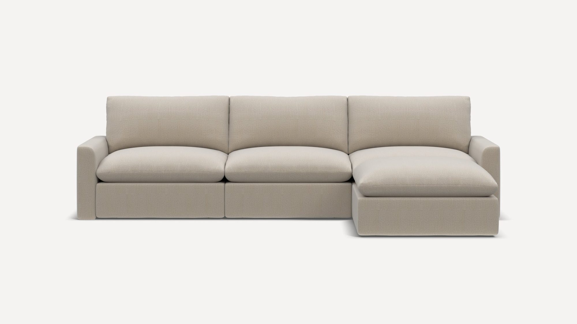 Russet 4-Piece Reversible Chaise Sectional