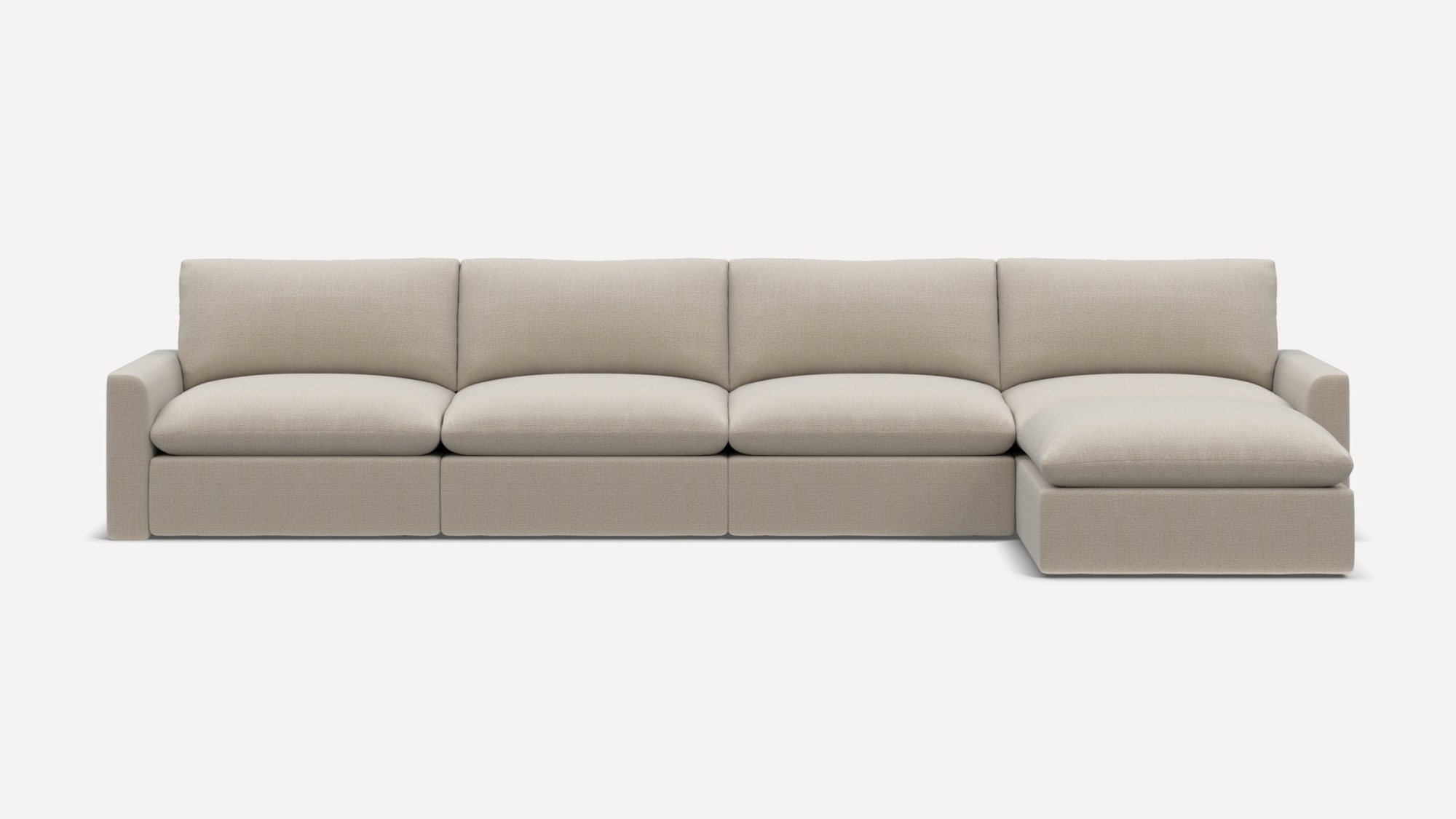 Russet 5-Piece Reversible Chaise Sectional