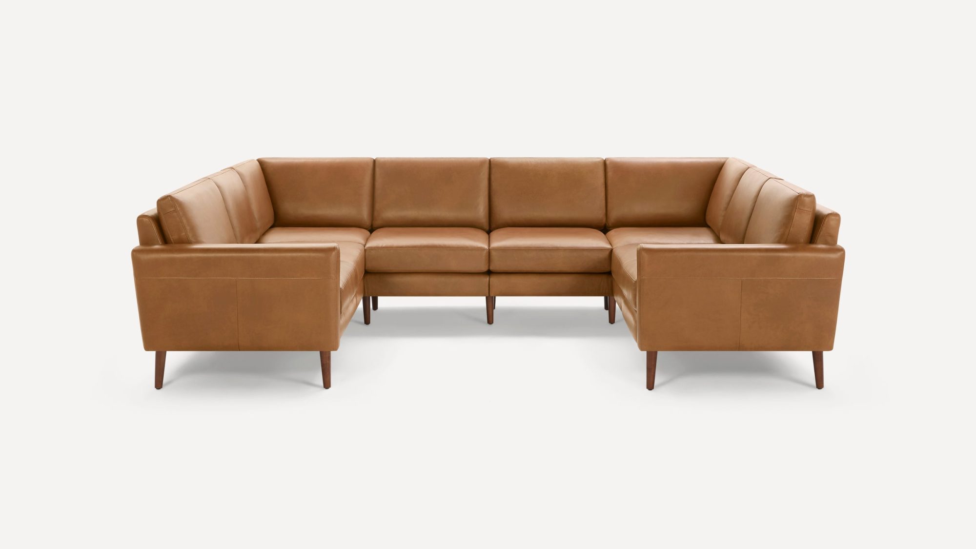 Nomad Leather 8-Seat U Sectional