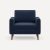 Navy Blue - Performance Flatweave