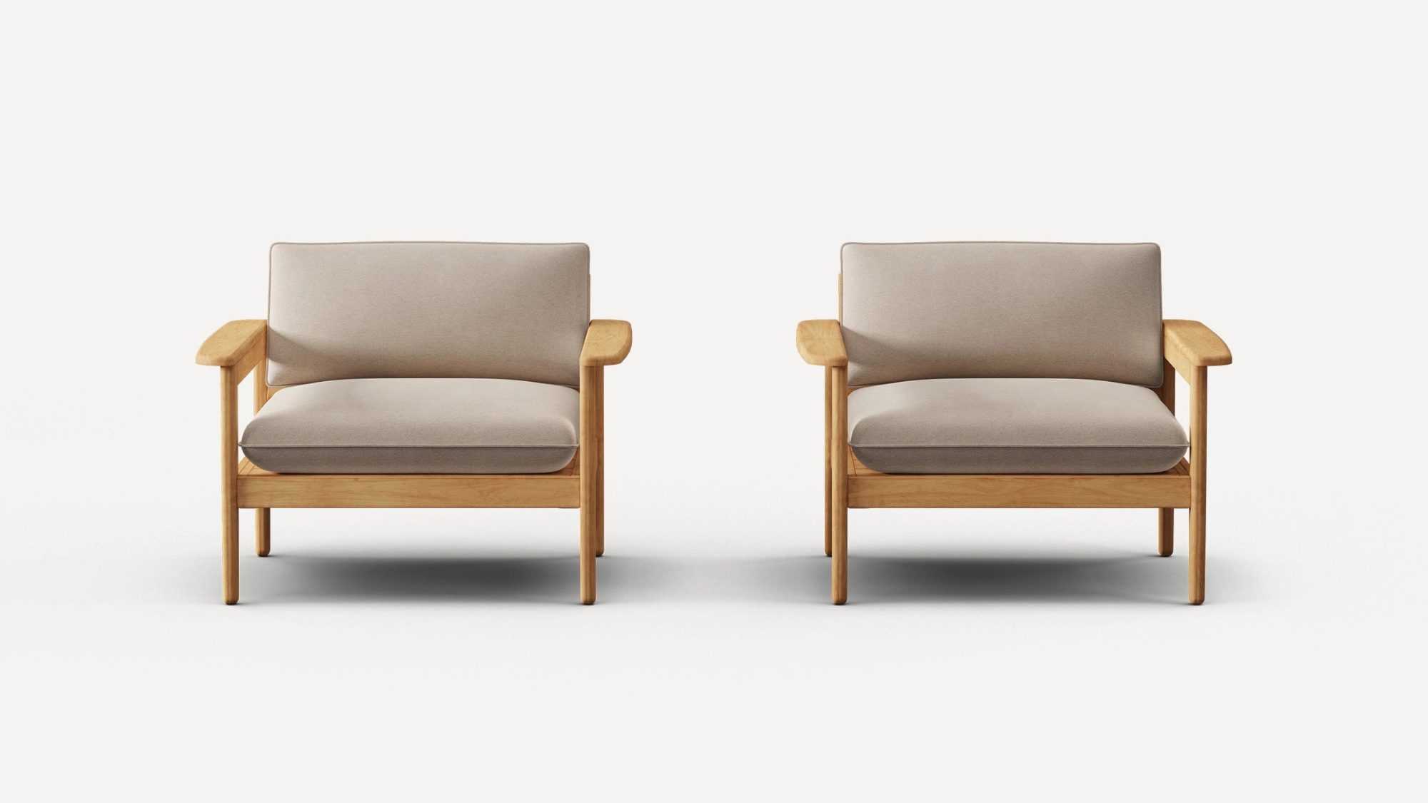 Dunes Teak Lounge Chair Set