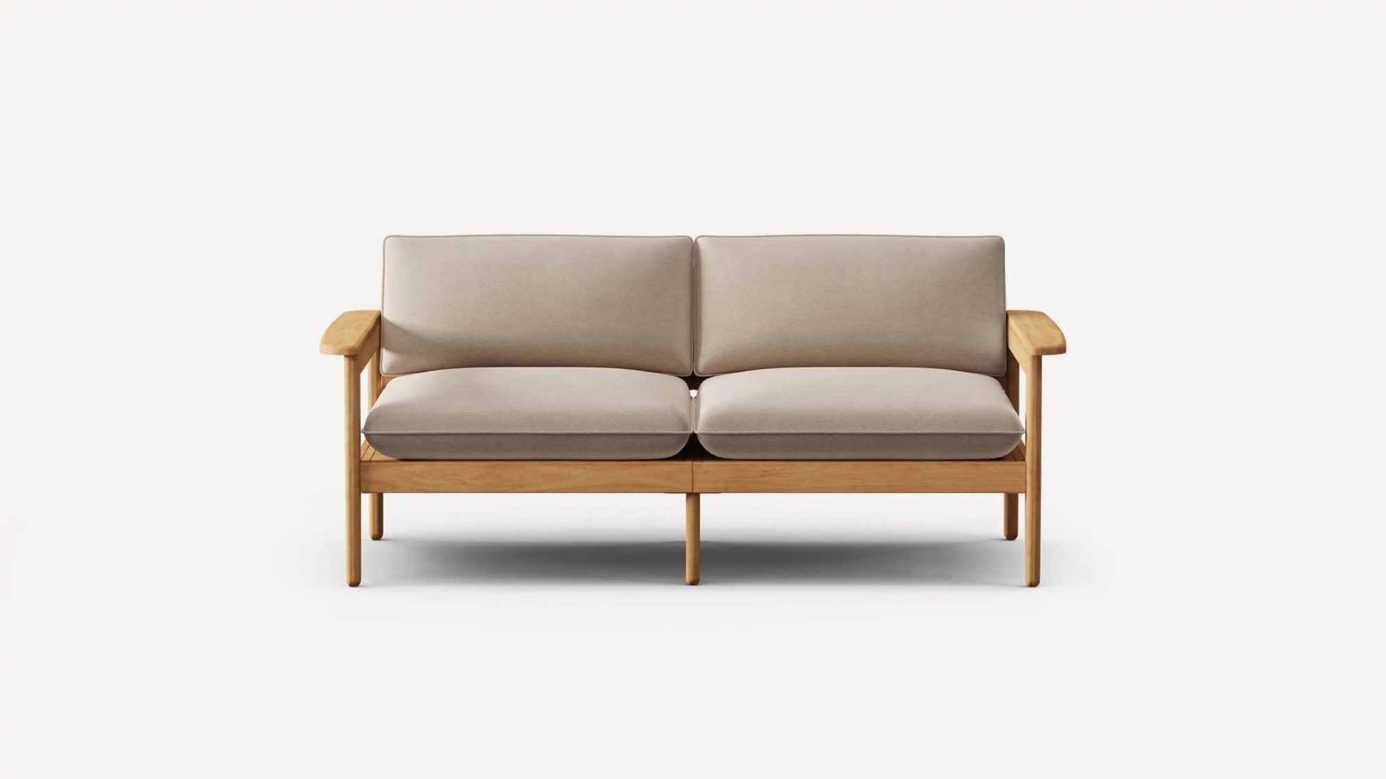 Dunes Teak 2-Seat Sofa